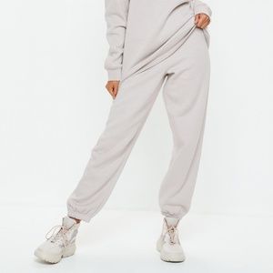 Missguided Cream Joggers